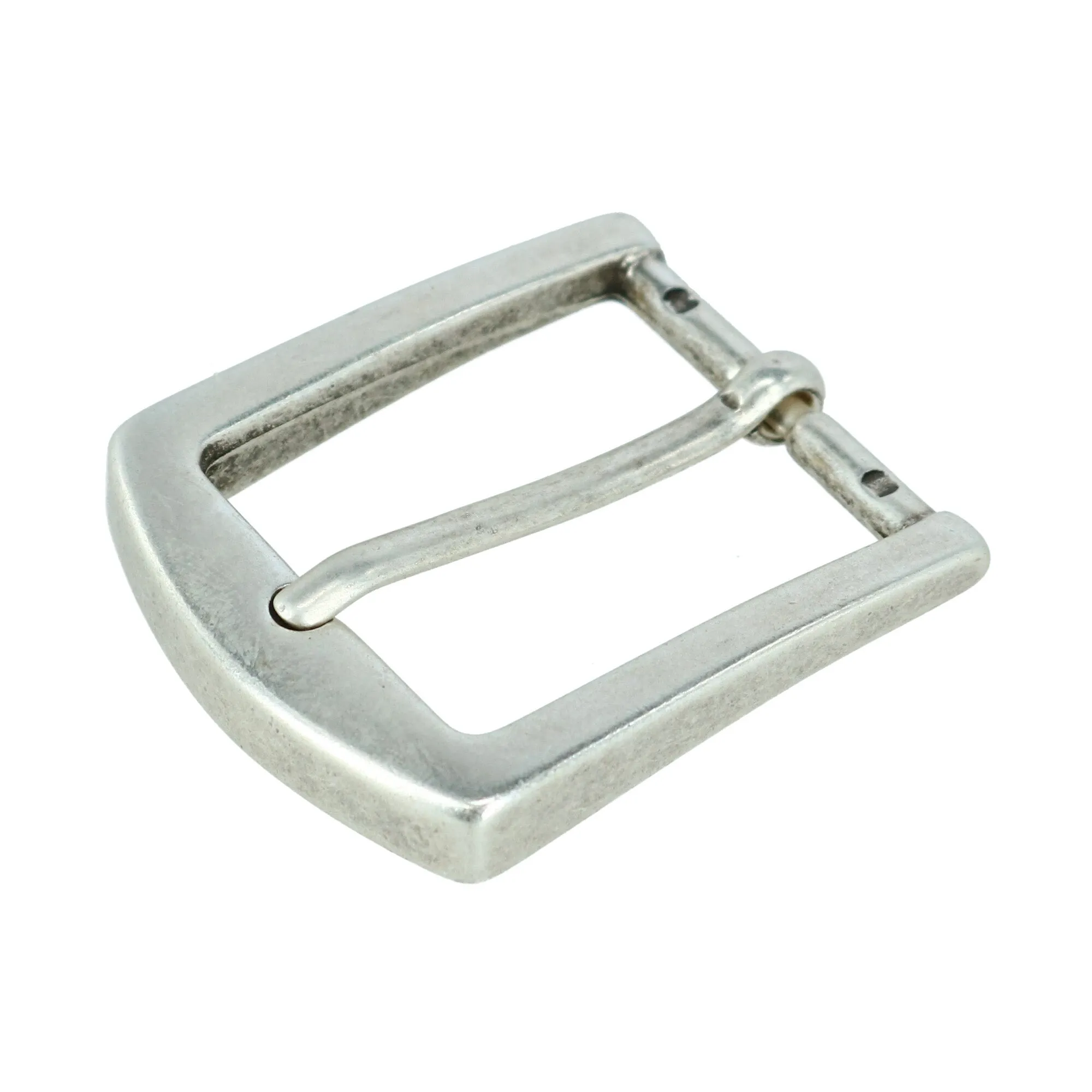 32mm Square Bubble Edge Solid Brass Harness Belt Buckle