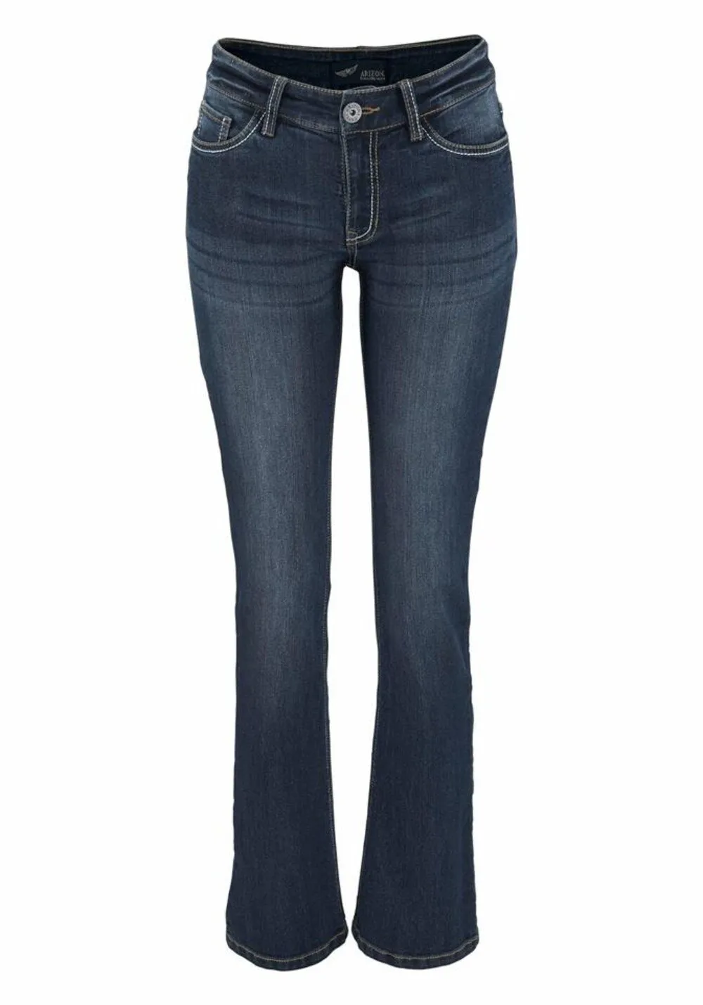 Arizona Flare Jeans, Navy