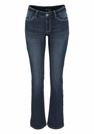 Arizona Flare Jeans, Navy