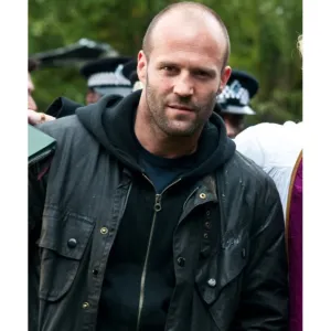 Blitz Tom Brant Jason Statham Black Leather Jacket