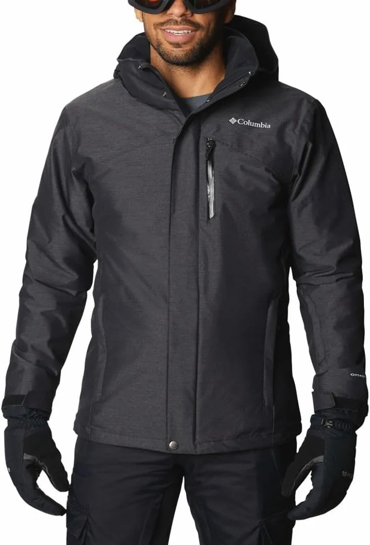 Columbia Men's Last Tracks Jacket, Black Melange, XX-Large