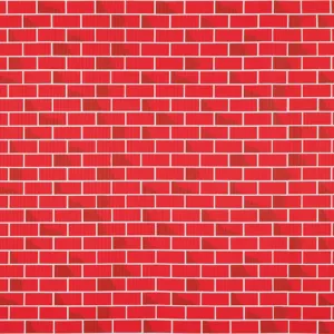 Corobuff Corrugated Paper Roll 48in x 12.5ft Brick Wall Design