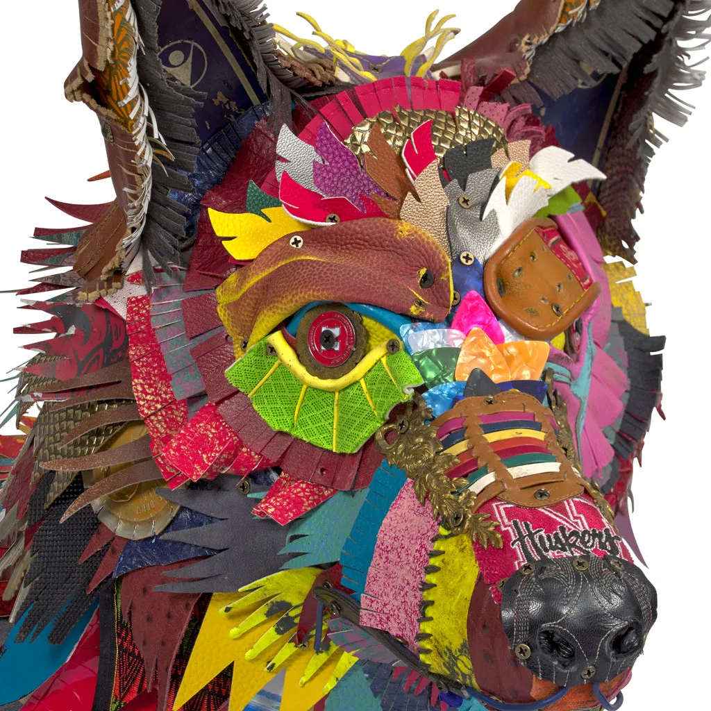 CUSTOM LIFE-SIZE WOLF original 3D sculpture