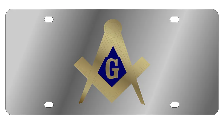 Eurosport Daytona - Steel License Plate - Masonic