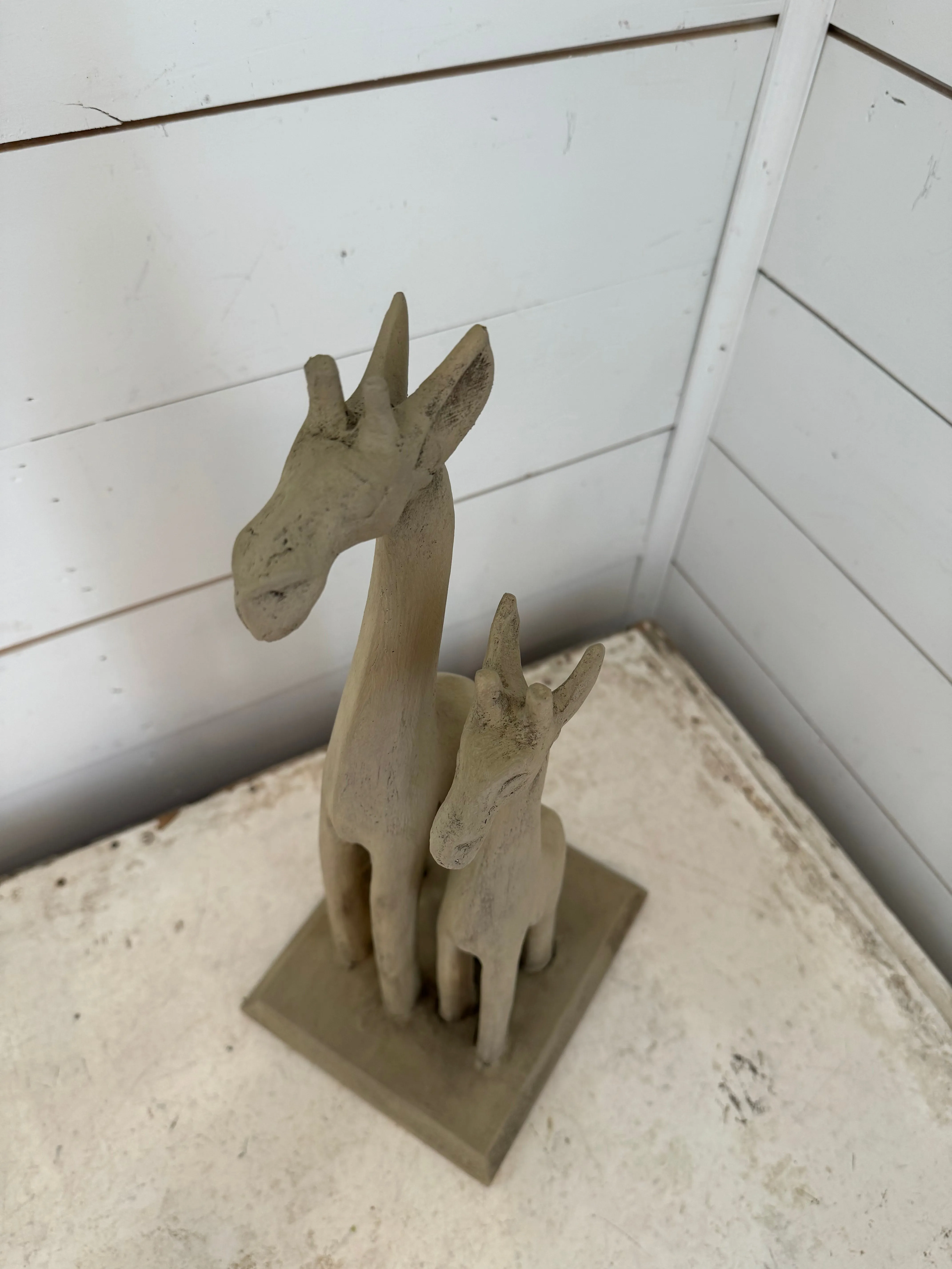 Giraffe hand painted