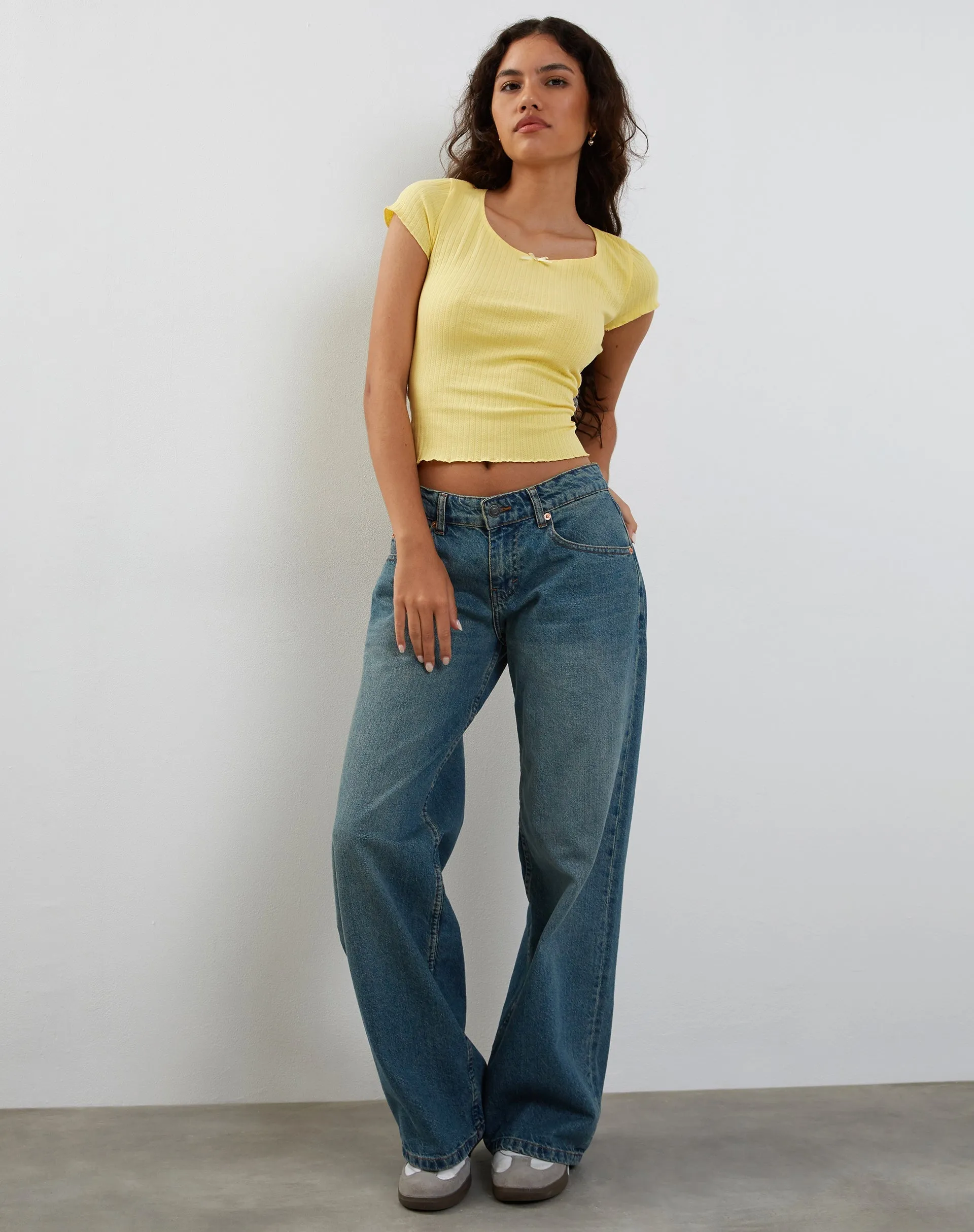 Gordi Baby Tee in Lemonade