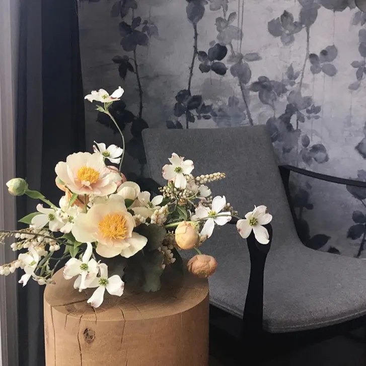 Hand Painted Wallpaper