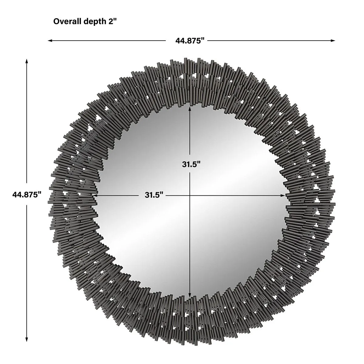 Illusion Modern Round Mirror