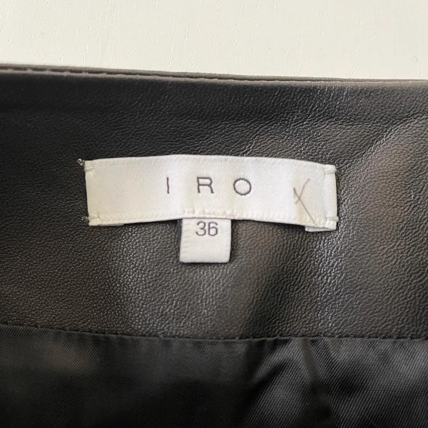 IRO Leather Skirt
