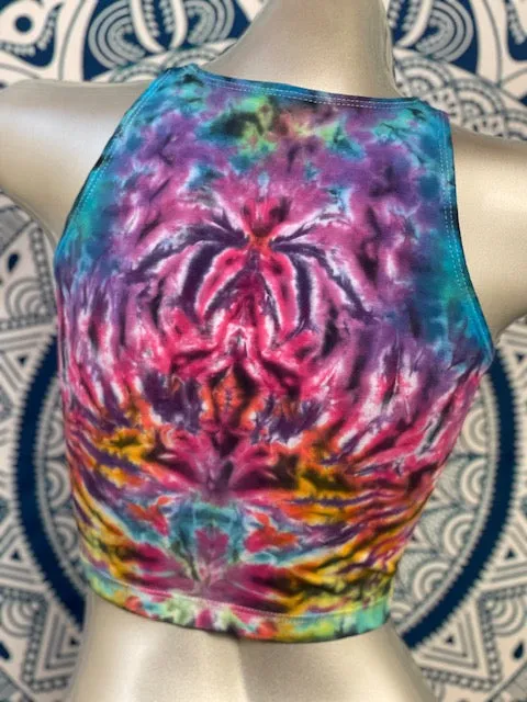 Large Tyrannosaurus Dyes Crop Tank #6
