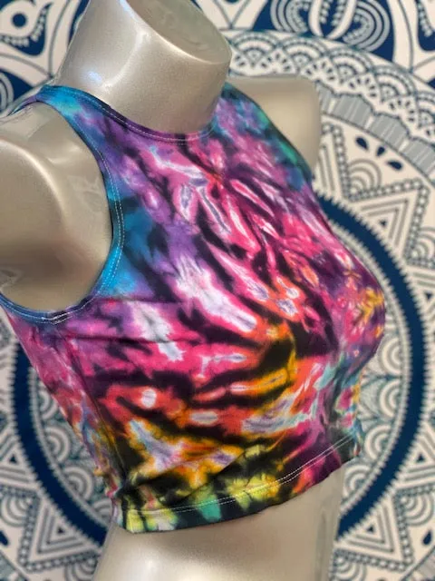 Large Tyrannosaurus Dyes Crop Tank #6