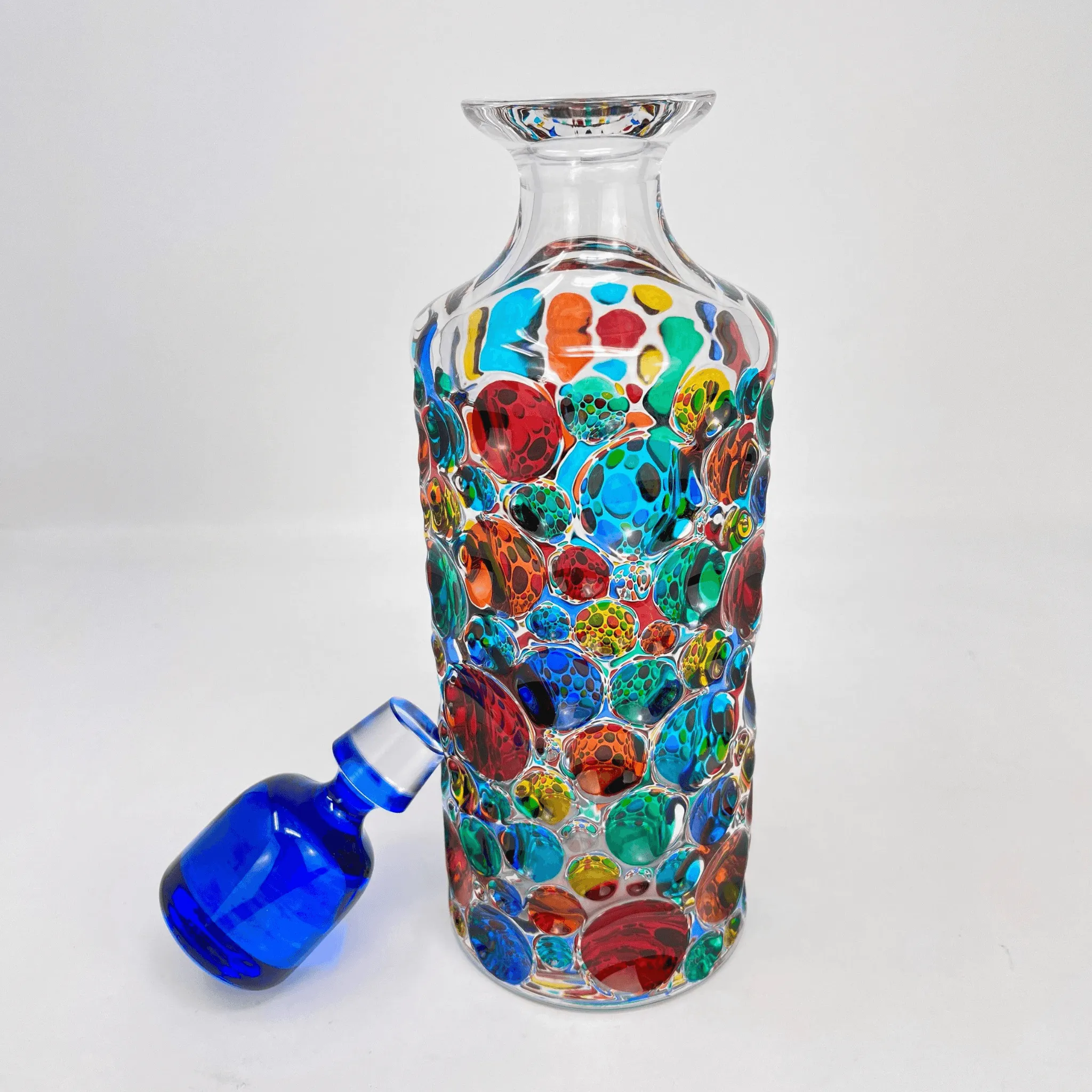 Lisboa Decanter, Hand-Painted Italian Crystal, Made in Italy