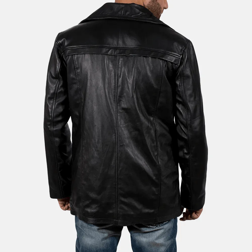 Long Black Leather Coats For Men