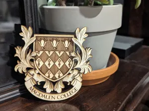 Magdalen College Wooden Magnet (University of Oxford, C. S. Lewis)