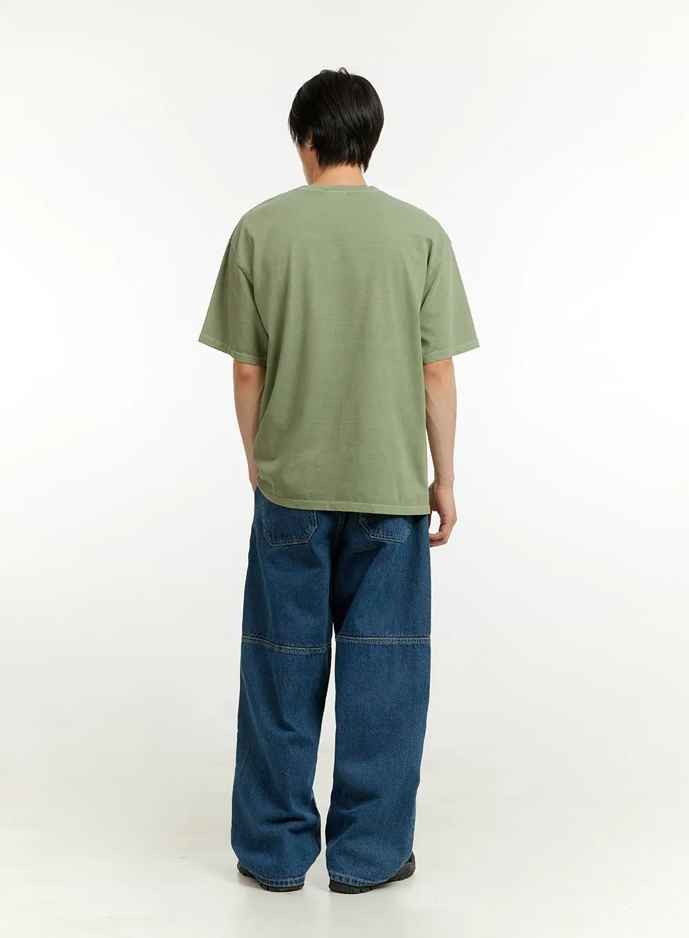 Men's Wide Fit Jeans (Dark Blue) IL418