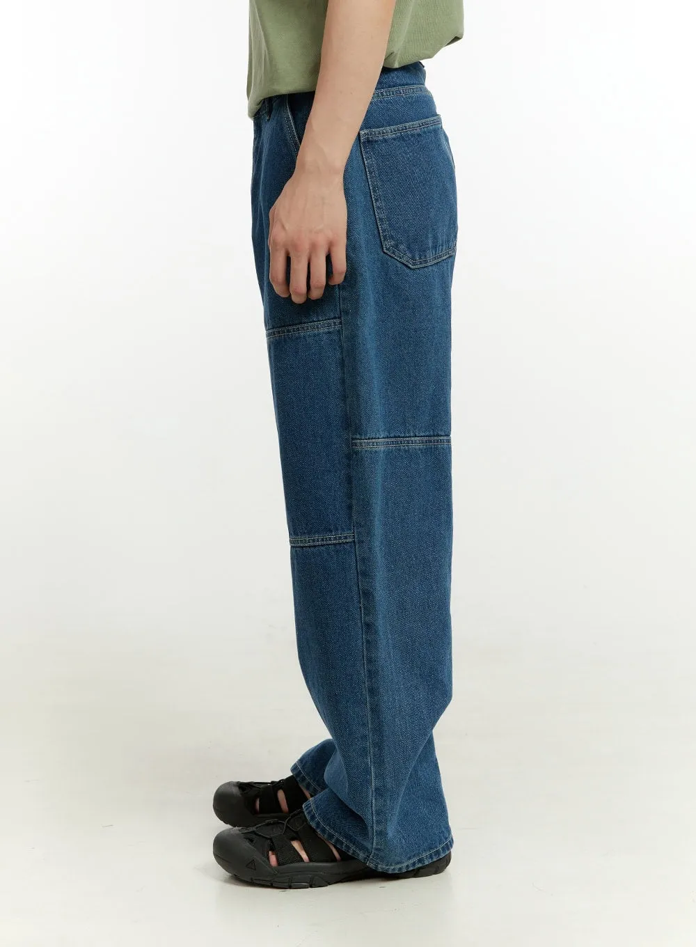 Men's Wide Fit Jeans (Dark Blue) IL418