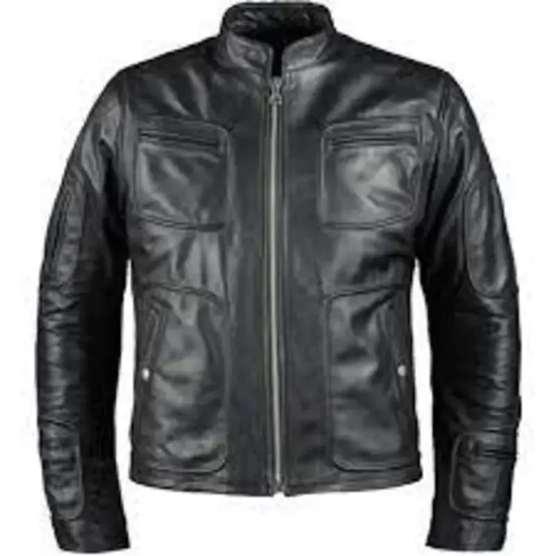 New Captain Kirk Star Trek Leather Black Jacket