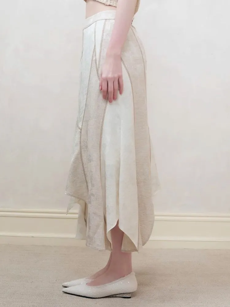 Patchwork stitching shirt   half skirt【s0000008177】