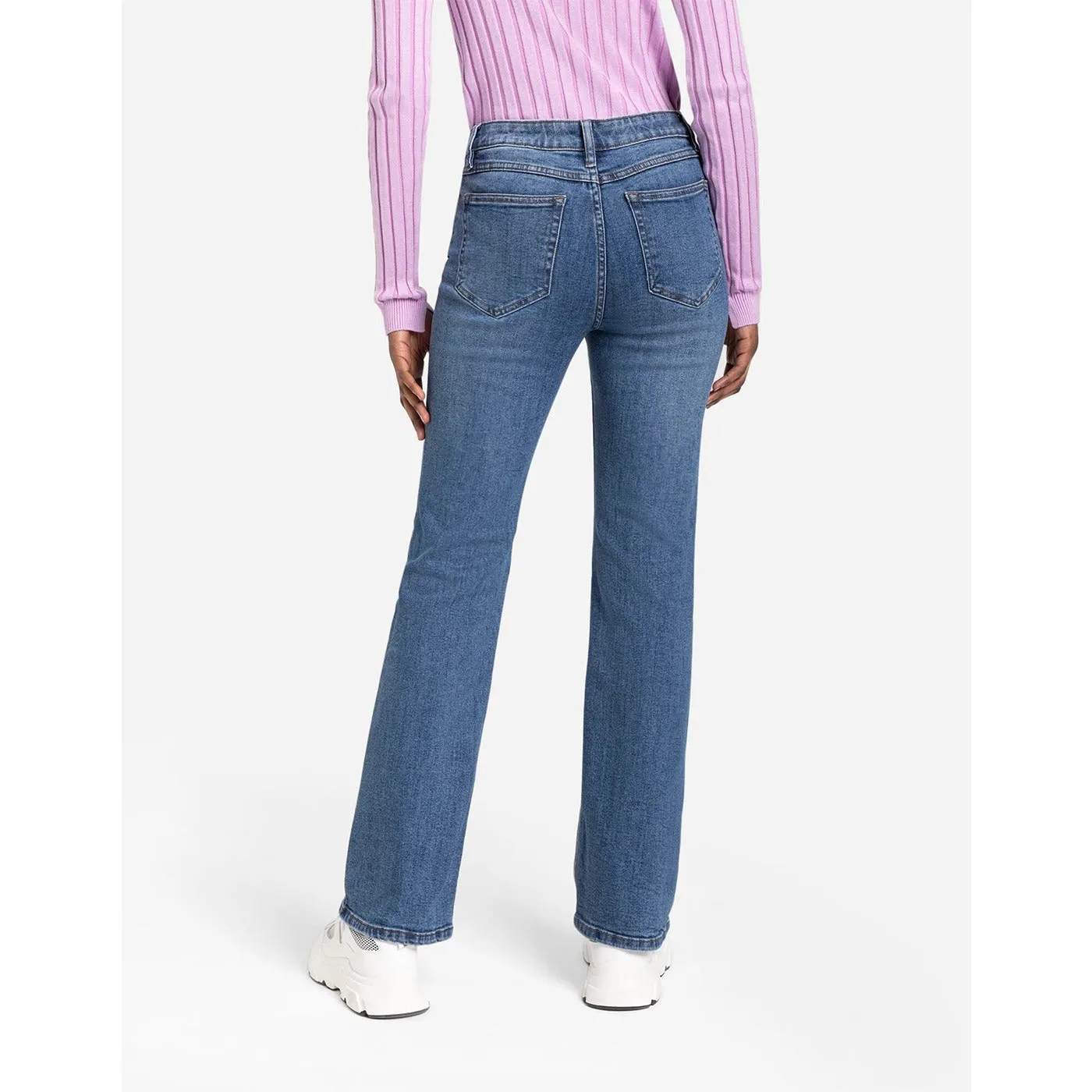PG1 Mid Blue Boot-Cut Jeans