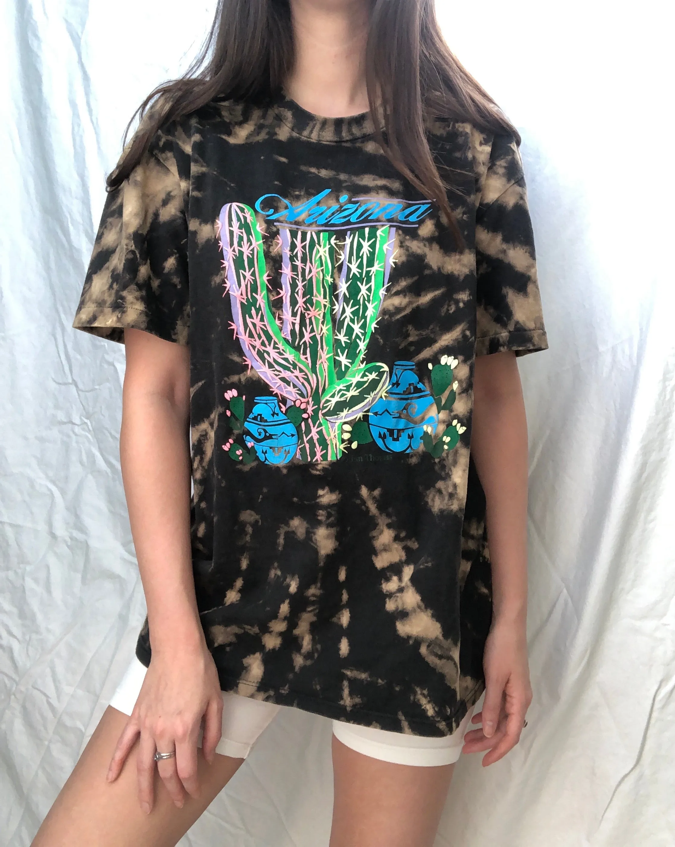 Puffy Print Arizona Cactus Tee