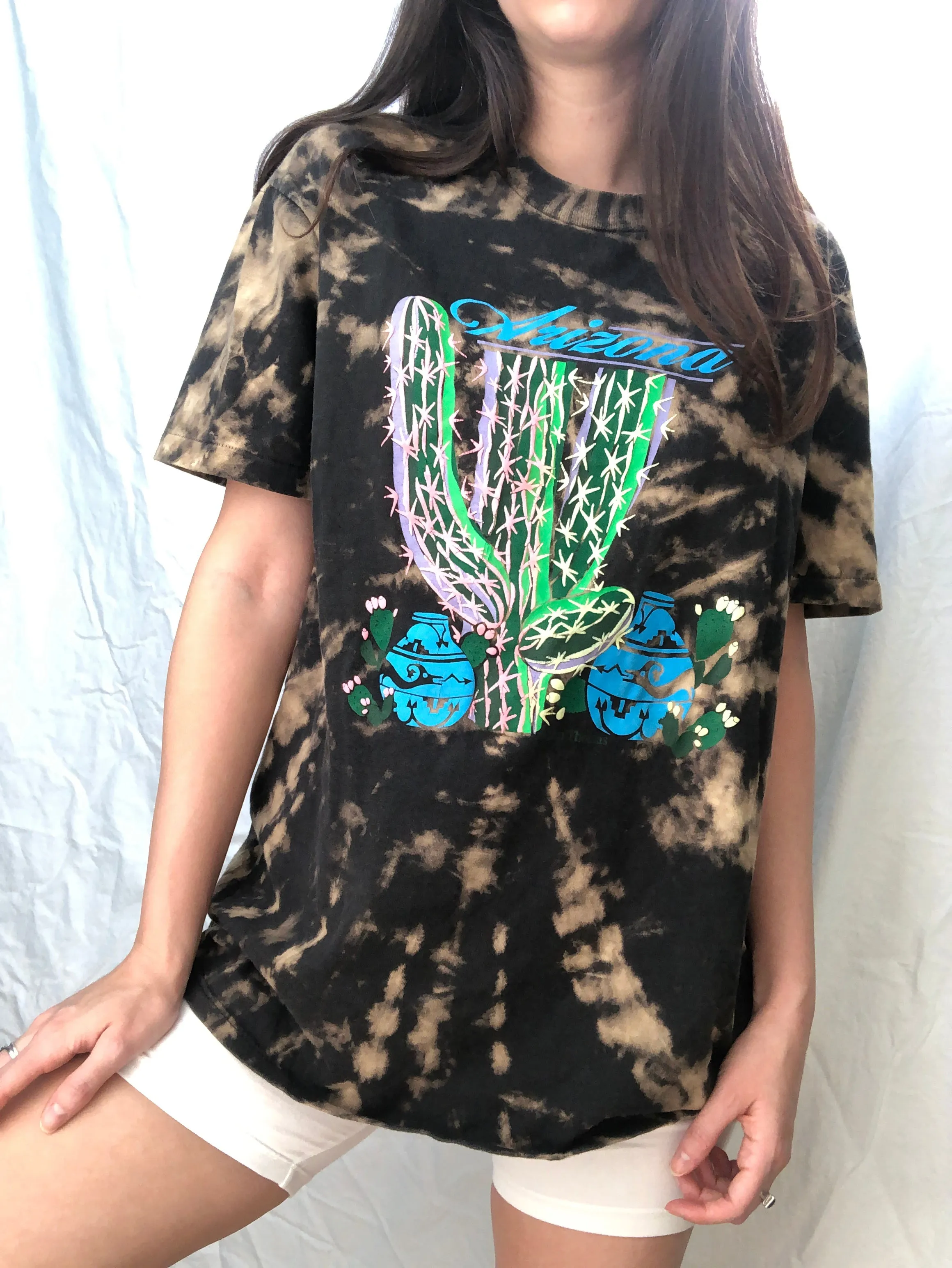 Puffy Print Arizona Cactus Tee
