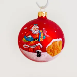 Red Chimney Santa 100mm