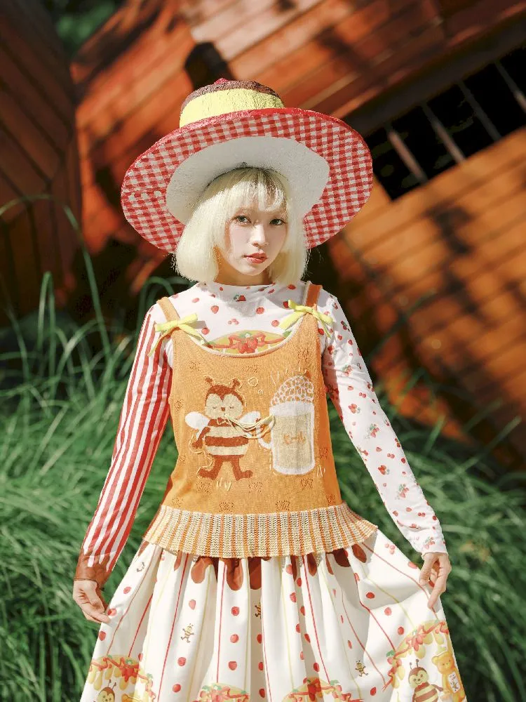 Ribbon Embellished Half Skirt【s0000010459】