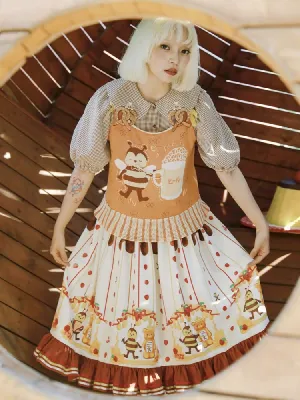 Ribbon Embellished Half Skirt【s0000010459】
