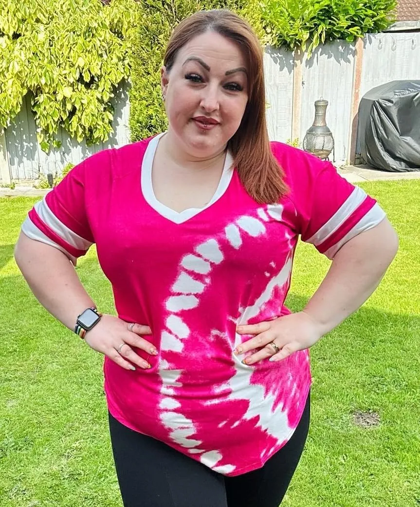 RITERA Plus Size Tops for Women Short Sleeve T Shirt Casual Summer V Neck Tunics Tees XL-6XL