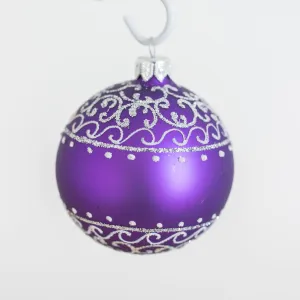Royal Silver Splendour - Purple and Silver 80mm