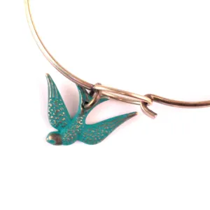 Sparrow Charm Bracelet or Necklace