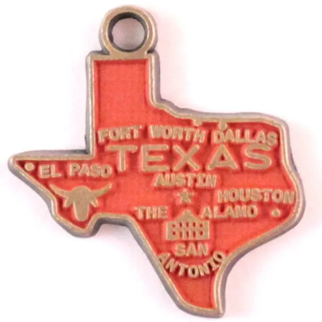 Texas State Love Charm Bracelet, Necklace, or Charm only