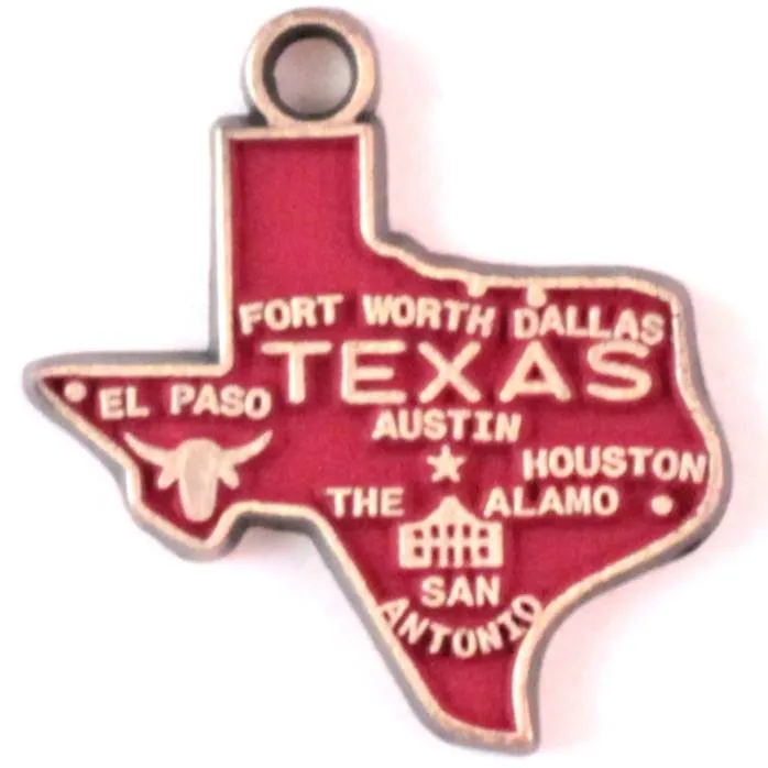 Texas State Love Charm Bracelet, Necklace, or Charm only