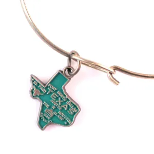 Texas State Love Charm Bracelet, Necklace, or Charm only