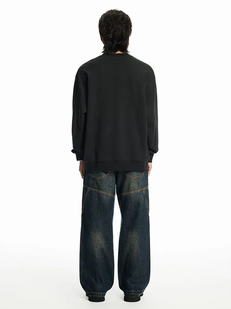 Textured Three-Dimensional Decorative Hoodie