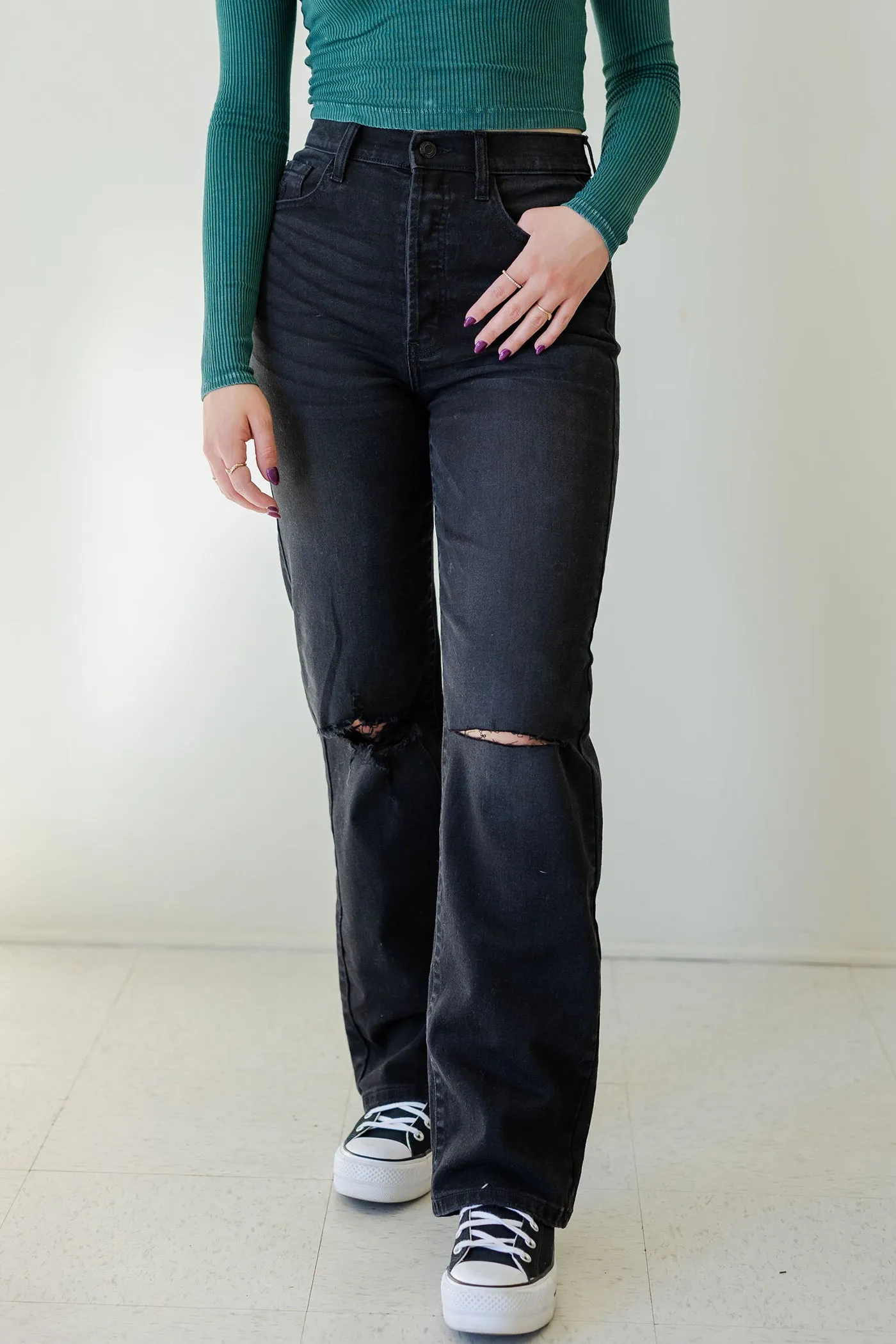 The Denise High Rise Dad Jeans by Nectar Premium Denim