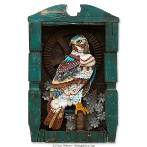 TIMEKEEPER original metal wall sculpture