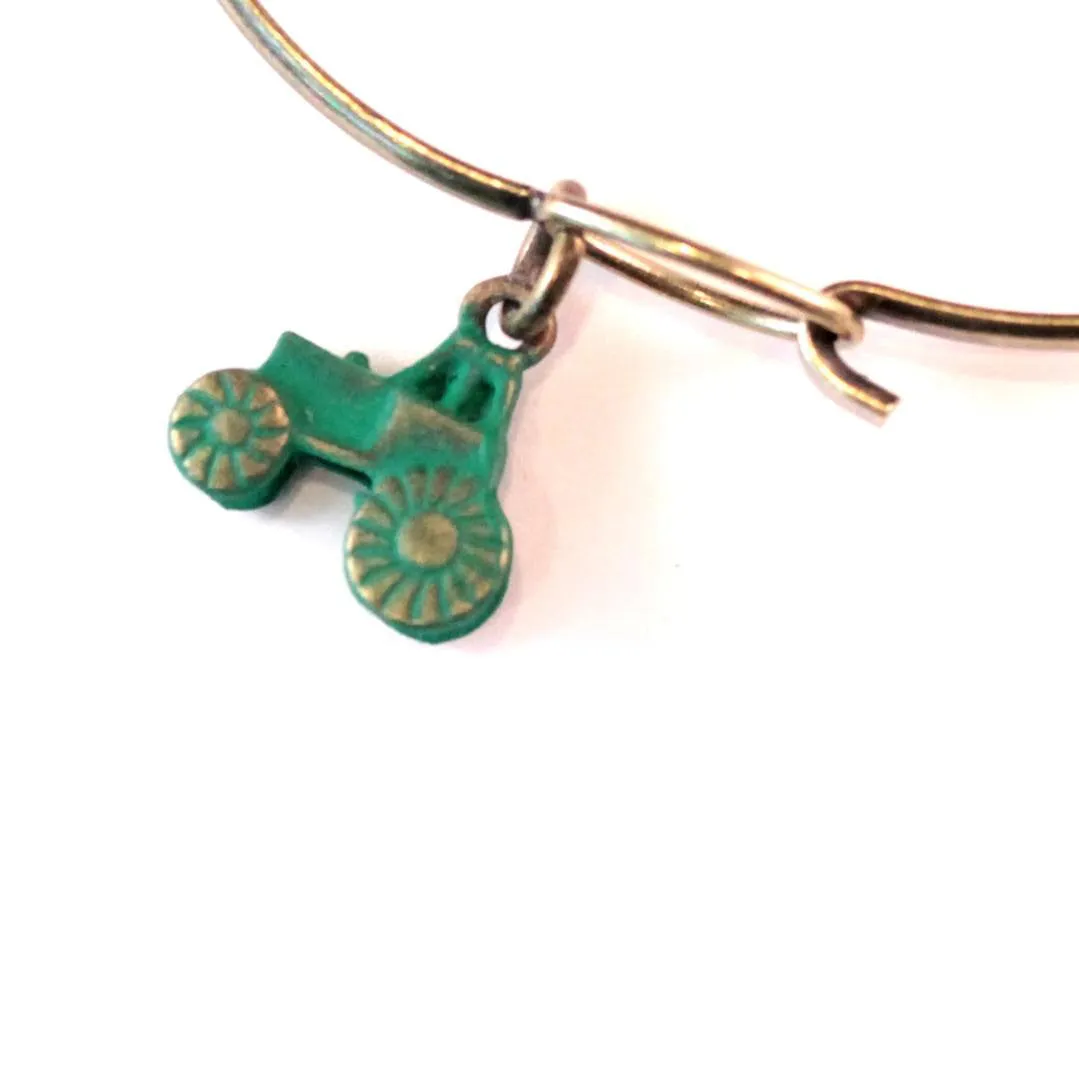 Tractor Charm Bracelet or Necklace