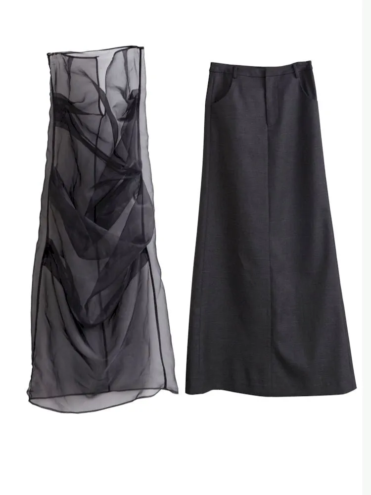Two-piece half skirt【s0000007272】