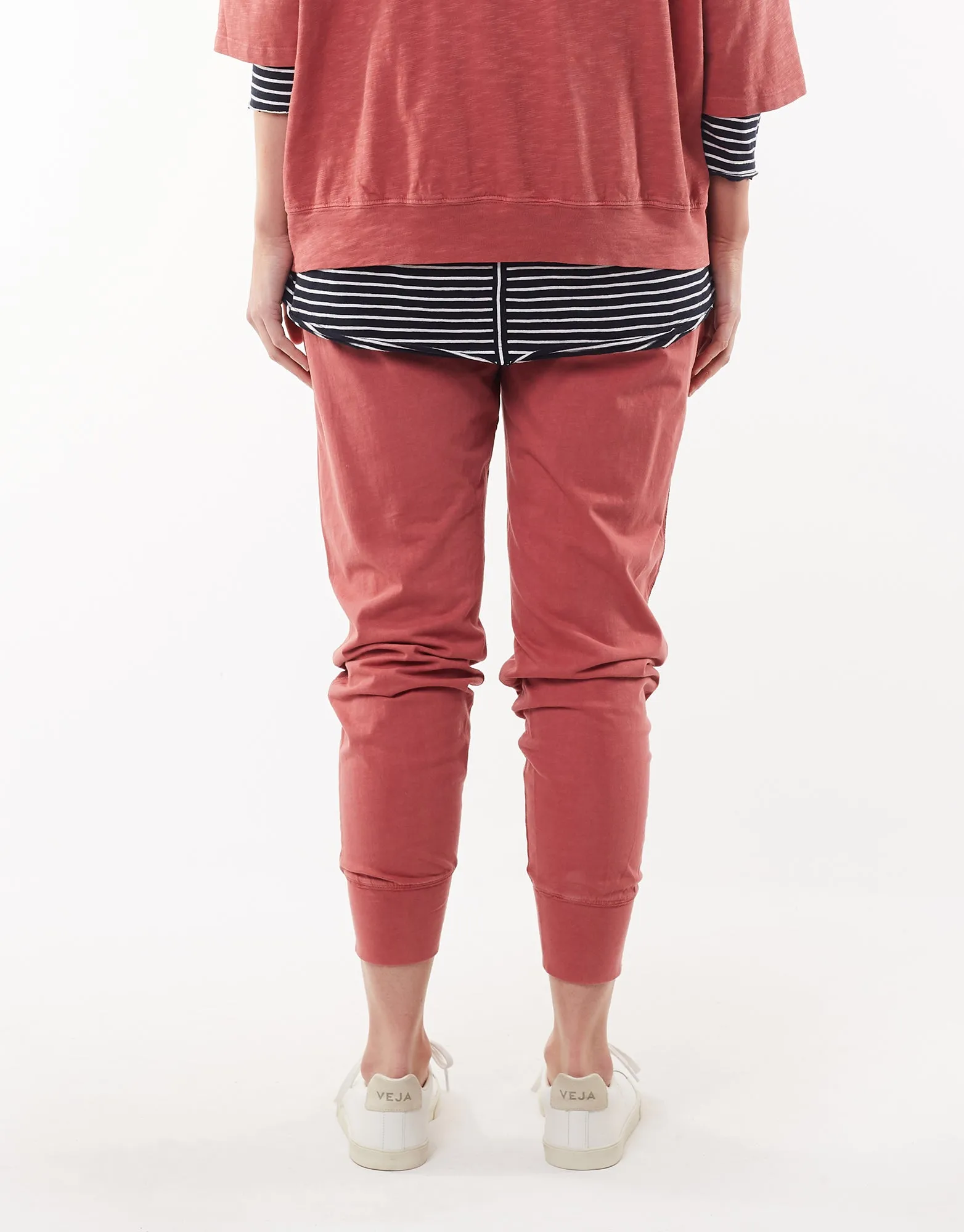 Wash Out Lounge Pant in Deep Rose