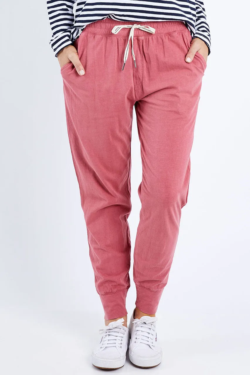 Wash Out Lounge Pant in Deep Rose