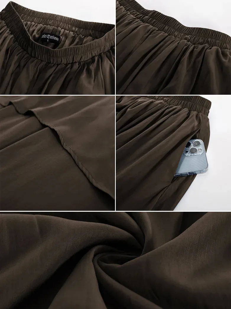 Women Renaissance Dual-Layer Swing Maxi Skirt