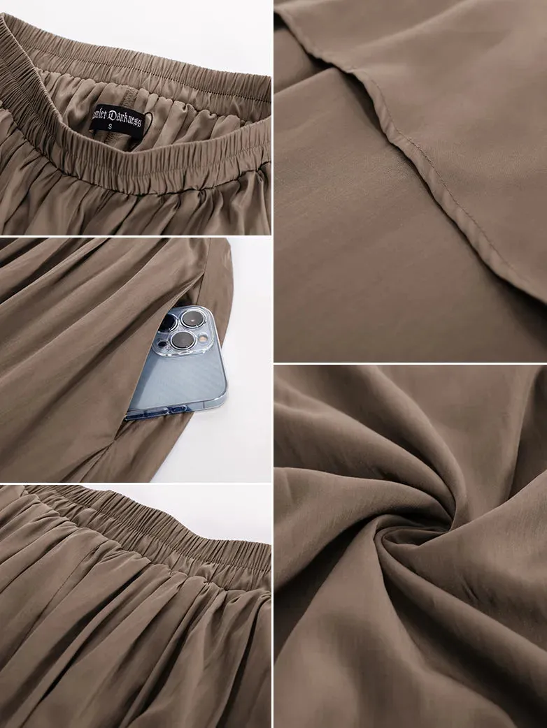 Women Renaissance Dual-Layer Swing Maxi Skirt