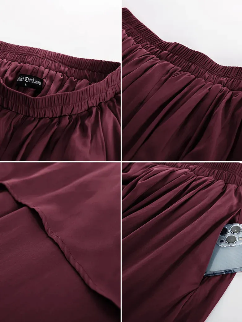 Women Renaissance Dual-Layer Swing Maxi Skirt